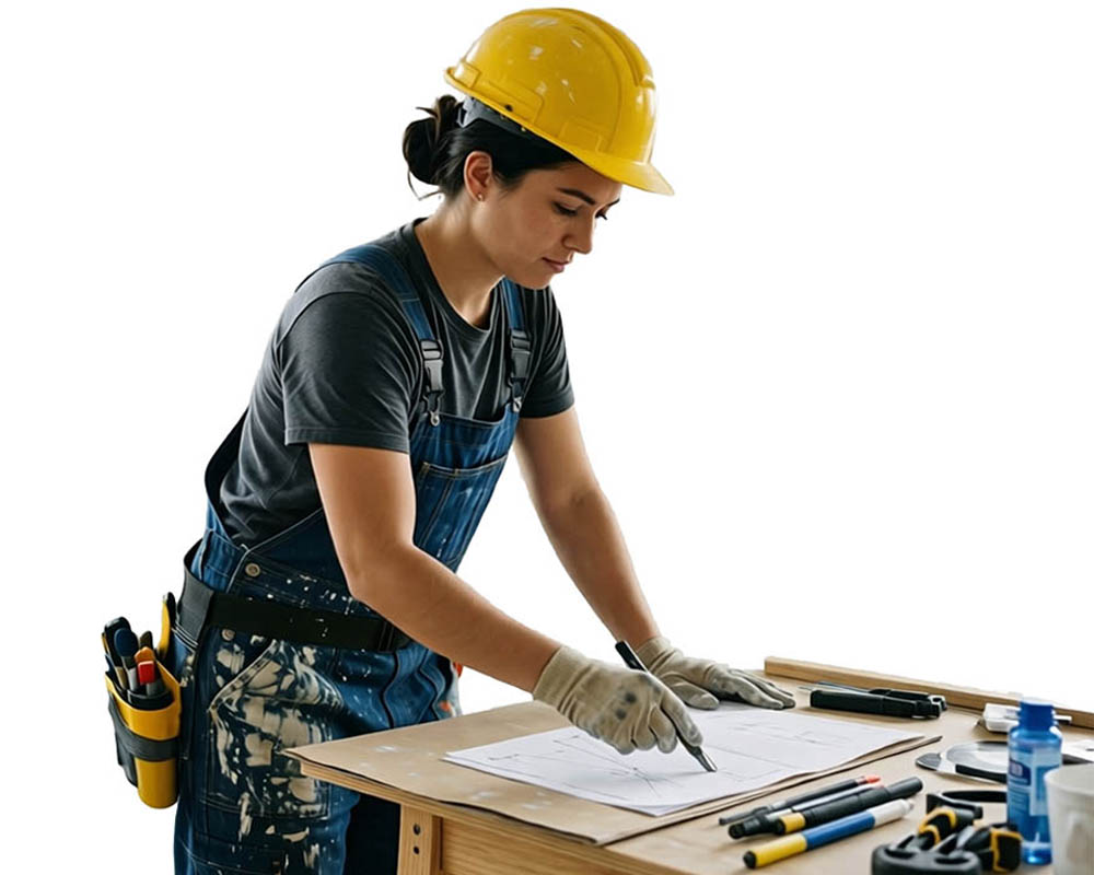 Professional in a training session